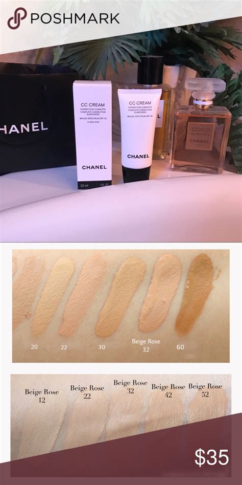 chanel cc cream beige rose vs beige|chanel cc cream beige 50.